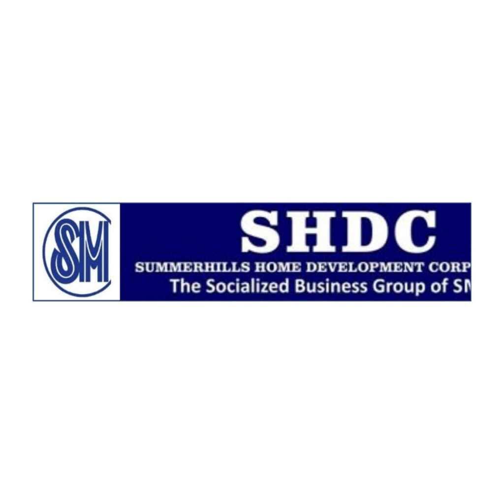 Logo for SHDC (Summerhills Home Development Corp), an SM company.